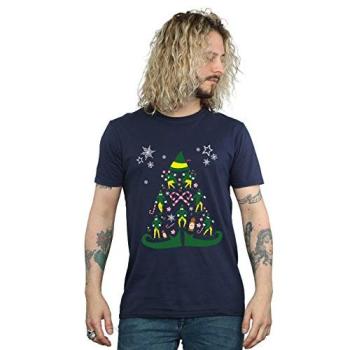 2XL Navy Elf Festive Tree Topper Tee