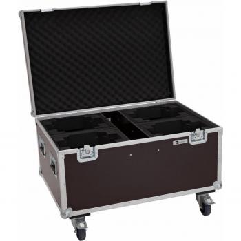 Roadinger Flightcase 4x LED TMH-X4 (Zubehör), Audio Racks + Cases, Braun