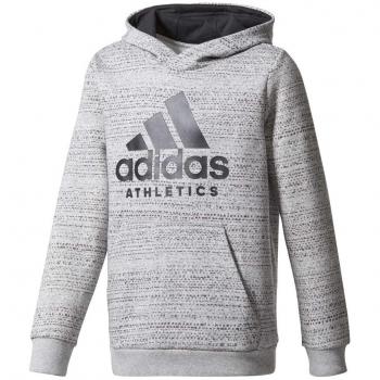 Felpa Bambino Adidas Yb Sid, Grigio (Brgrin/Nero)