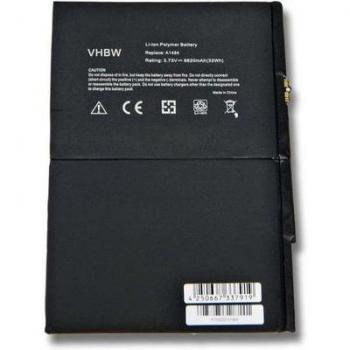 Vhbw Tablet-Akku 8820 mAh für Apple iPad A1823, A2197, A2198, A1893, A1954, A1474