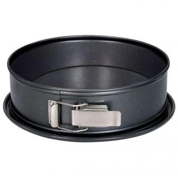 Patisse Tortenring mit versiegeltem Boden, 28 cm, schwarz
