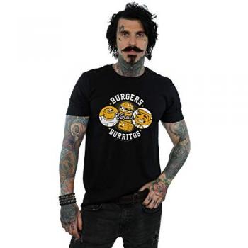 T-shirt Homme DC Comics Teen Titans Go Burgers Vs Burritos Taille L