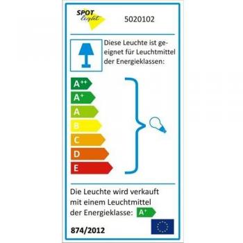 Lichtpunkt Wand-Spot LEA – 1‑Feuer, Weiß/Chrom