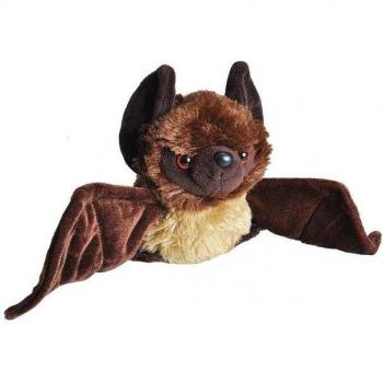 Peluche mini chauve-souris 18 cm marron