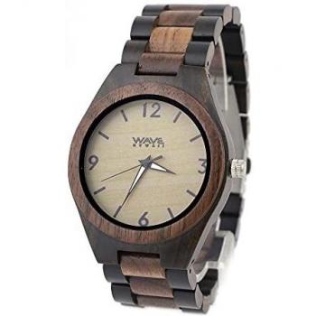 Stilvolle Herren-Uhr aus Holz