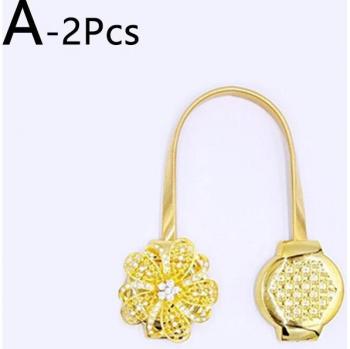 2 Pcs Magnetic Curtain Tieback Clips