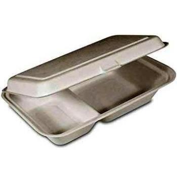 Scatola Burger Natur 15,2 x 15,0 x 7,8 cm in bianco – 50 unità per confezione