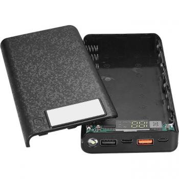 Fast Charger Power Bank with QC 3.0 Dual USB & Type C