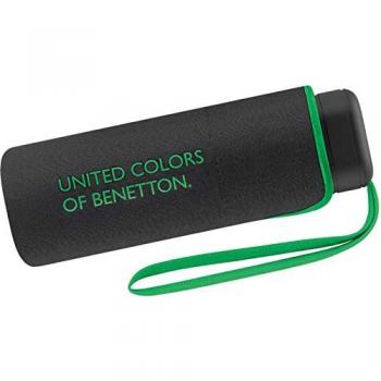 United Colors of Benetton Winziger Black Regenschirm