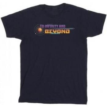Herren T-Shirt Disney Lightyear Infinity & Beyond in Schwarz