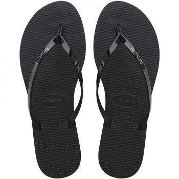 Tongs Havaianas Slim Noir Métallique 39/40
