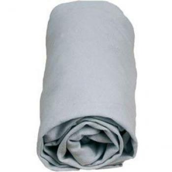 Drap housse gris pour lit 70/140 cm