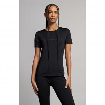 T-shirt à Manches Courtes Champion Femme Noir