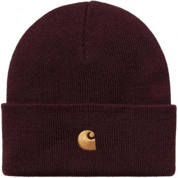 Amarone Gold Chase Beanie by Carhartt WIP