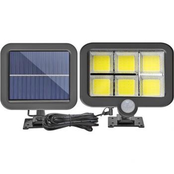 Lampe de Jardin Solaire LED COB Étanche avec Détecteur de Mouvement