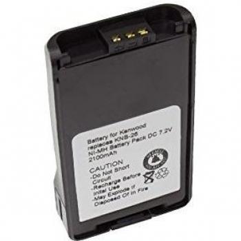Replacement Battery for Kenwood KNB-24L, KNB-25A, KNB-26, KNB-26N, KNB-35L, KNB-55L, KNB-56N (2100mAh, 7.2V, NiMH)