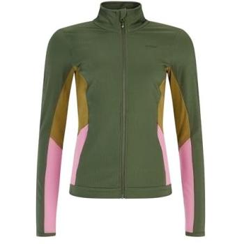 Protest Nikio Women's Full Zip Fleece – Willow Green