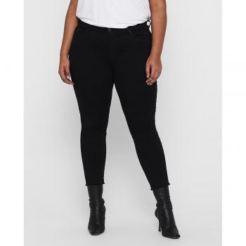 Jeans Skinny Only Carmakoma Vita Media Nero 44/32