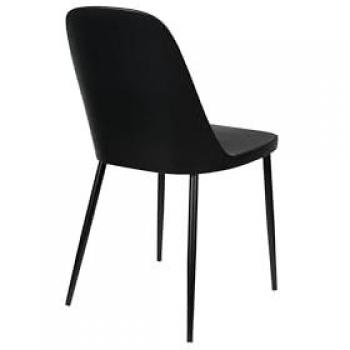 Pip Duo Chaise Résine Métal – Noir