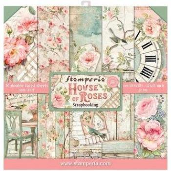 Papeles Decorativos Scrap 10ud 12x12 House of Roses