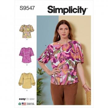 Top et robe courte – Patron Simplicity 9547