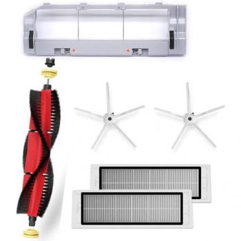 Xiaomi Roborock S6 S5 MAX S60 Soft Rubber Side Brushes and Mop Cloths