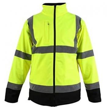 Blackrock Hi-Vis Yellow Soft Shell Jacket Large