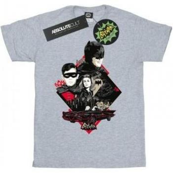 Top donna Batman Skyline in tessuto cotton