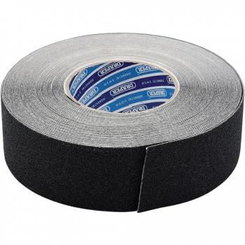 Draper 18m x 50mm Black Heavy Duty Safety Grip Tape Roll | 66234