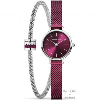 Bering 11022‑909‑GWP Purple Dial Women’s Classic Set