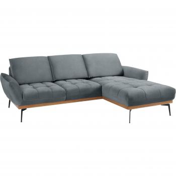 Guido Maria Kretschmer Palíc L‑Form Ecksofa – Stoff: Denim, Abmessungen: 245 × 87 × 185 cm