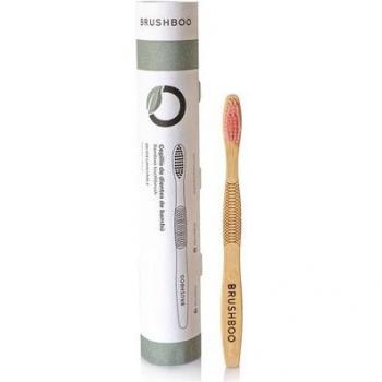 Brosse à Dents Brushboo – Bambou Rose, Unité Unique
