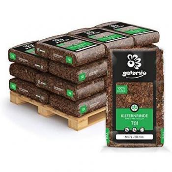 Naturwald Kiefer Mix – Rindenmulch 18 Säcke, 70 l je