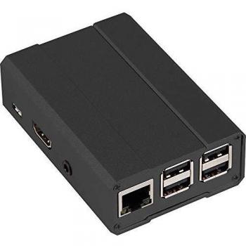 Boîtier Joy-it RB-ALUCASE4+03B avec accès GPIO