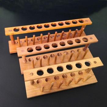 Wooden Test Tube Rack 12 Holes 21mm Pore Size