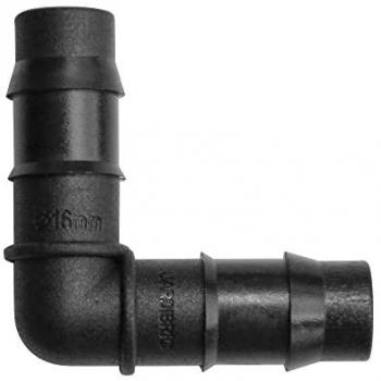 Système de Conduction Principale Goutte à Goutte Ø16 mm – Pack 4 Coudes Cannelés