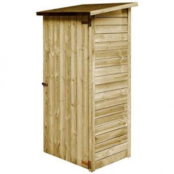 Caseta de Herramientas de Jardín en Madera 88x76x175 cm