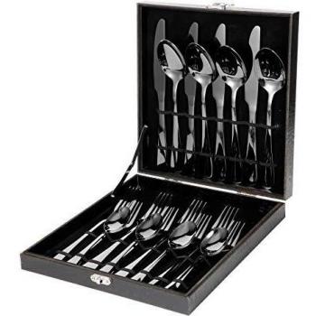 EclipseCutlery 20‑Pack Stainless Steel – Mirror Shine