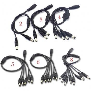 Câble d'alimentation DC 2.1x5.5mm pour systèmes de sécurité
