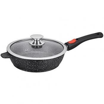 Poêle Kamberg 24 cm – Manche détachable, revêtement anti‑adhésif pierre
