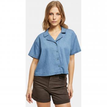 Camicia Donna Denim Resort Urban Classics Blu Chiaro XS