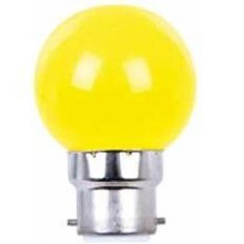 Ampoule LED Jaune 1W G45 B22