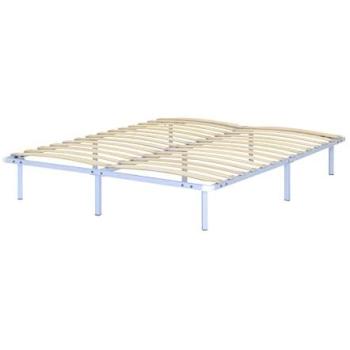 Cama Namara 140x190 cm – Marco Metálico Blanco, 25 cm de Altura, Compartimento Inferior