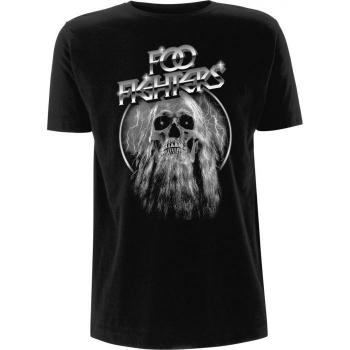 Foo Fighters Unisex Adult Bearded Skull T-Shirt L black