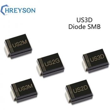 50Pcs SMD Ultra Fast Recovery Rectifier Diode 2A 400V DO-214AA SMB