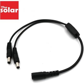 2 in 1 USB Charging Cable for Solar Panel with Y-Type Connector