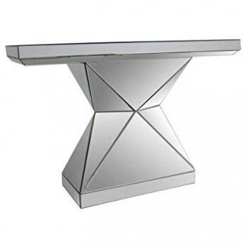 SalesFever Konsolentisch, silber, 120 cm x 81 cm x 35,5 cm