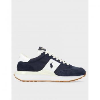 Baskets Polo Ralph Lauren Train 89 Homme Bleu Marine Blanc