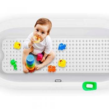 Langformatige Badematte für Kinder, rutschfest, 200 Saugnäpfe, 100*40 cm