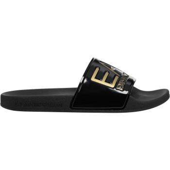 Chancla Emporio Armani XCP001 Shiny Black Gold 43